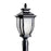 Kichler Salisbury 1 Light Outdoor Post Light, Black - 9938BK