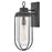 Lark Moby 1 Light Outdoor Medium Wall Mount, Museum Black/Clear Seedy - 82034MB