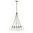 Lark Rumi 5 Light Pendant Cluster, Lacquered Brass/Clear Seedy - 83015LCB