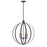 Lark Cirque 4 Light Medium Orb Chandelier, Black - 83034BK