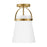 Lark Tori 1 Light Convertible Pendant, White