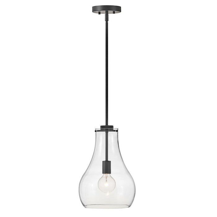 Lark Frankie 1 Light Pendant, Black/Clear - 83117BK