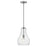 Lark Frankie 1 Light Pendant, Brushed Nickel/Clear - 83117BN