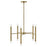 Lark Millie 2 Light Medium Multi Tier Chandelier, Lacquered Brass - 83198LCB