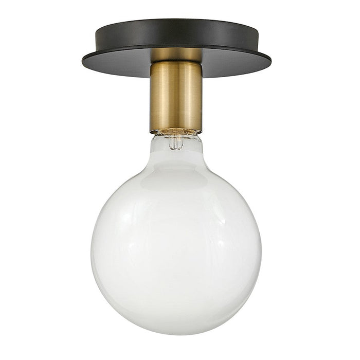 Lark Bobbie 1 Light Foyer Flush Mount, Lacquered Brass - 83201LCB