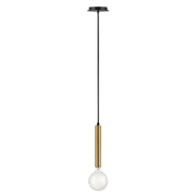 Lark Bobbie 1 Light Pendant, Lacquered Brass - 83207LCB
