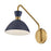 Lark Simon 1 Light Wall Sconce, Heritage Brass Accents