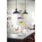 Lark Simon 1 Light Pendant, Heritage Brass Accents