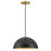 Lark Lou 1 Light Pendant Single, Black - 83307BK