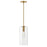 Lark Lane 1 Light Pendant, Clear