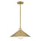 Lark Milo 1 Light 7" Pendant, Lacquered Brass - 84437LCB