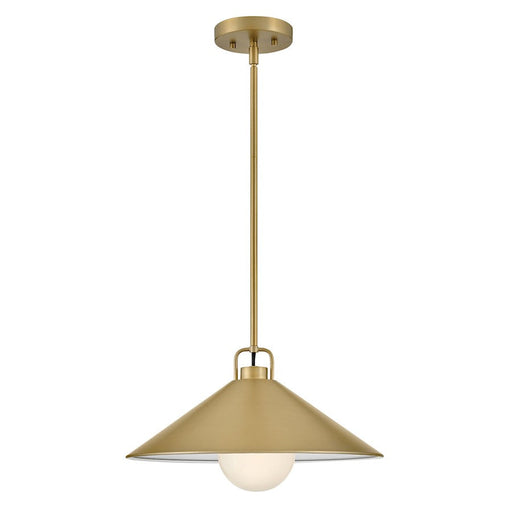 Lark Milo 1 Light 7" Pendant, Lacquered Brass - 84437LCB