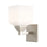 Livex Lighting Aragon 1 Light Wall Sconce, Square Backplate