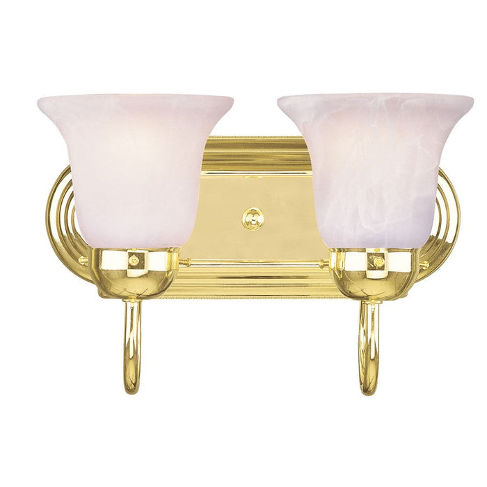 Livex Lighting Riviera Bath Light, Polished Brass