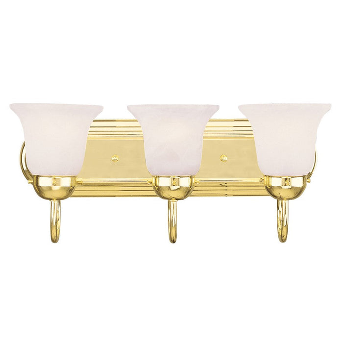 Livex Lighting Riviera Bath Light, Polished Brass