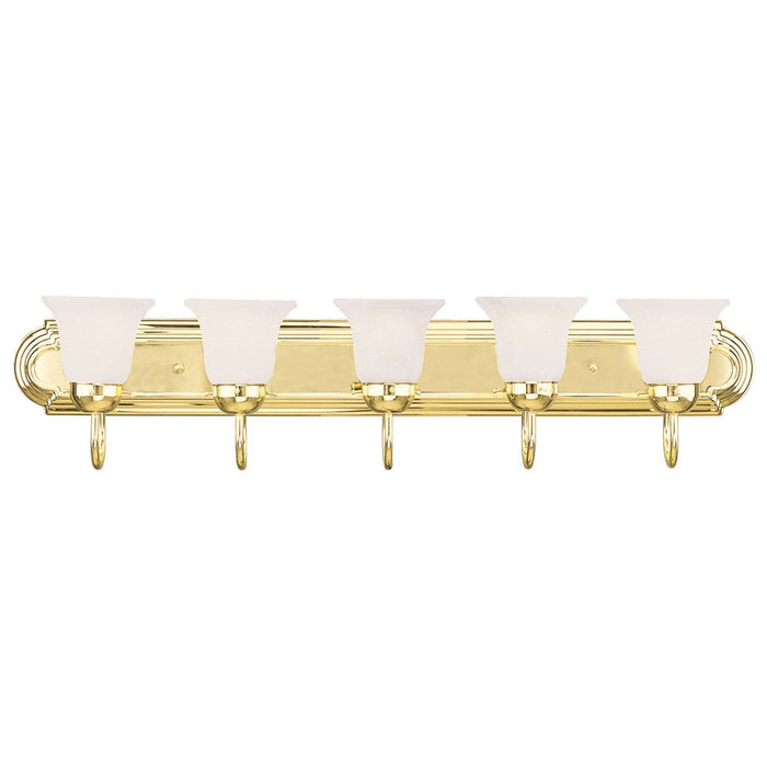 Livex Lighting Riviera Bath Light, Polished Brass