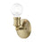 Livex Lansdale 1 Light ADA Wall Sconce, Antique Brass - 14420-01