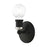 Livex Lansdale 1 Light ADA Wall Sconce, Black/Brushed Nickel - 14420-04