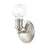 Livex Lansdale 1 Light ADA Wall Sconce, Brushed Nickel - 14420-91