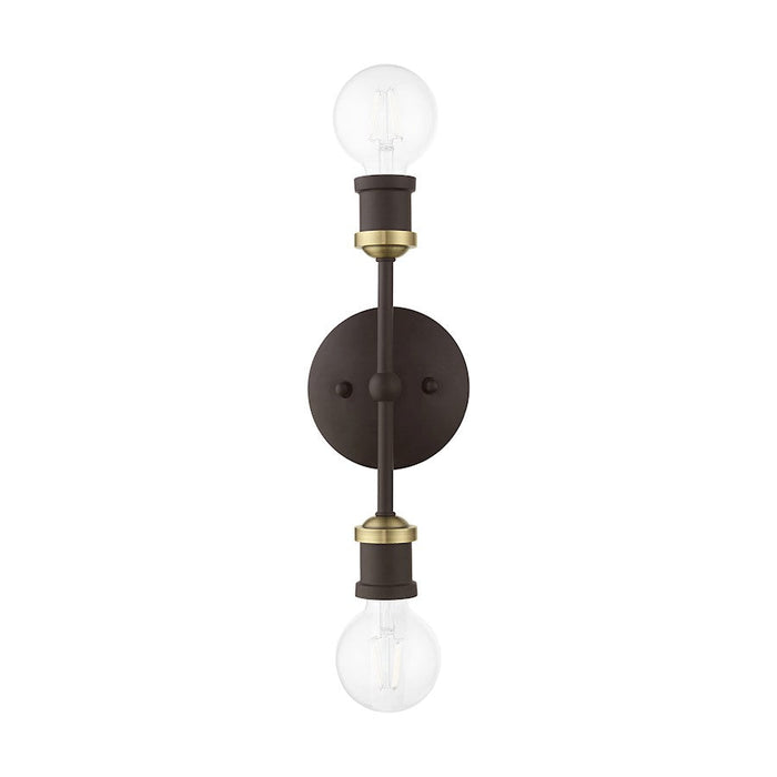 Livex Lansdale 2 Light ADA Vanity Sconce