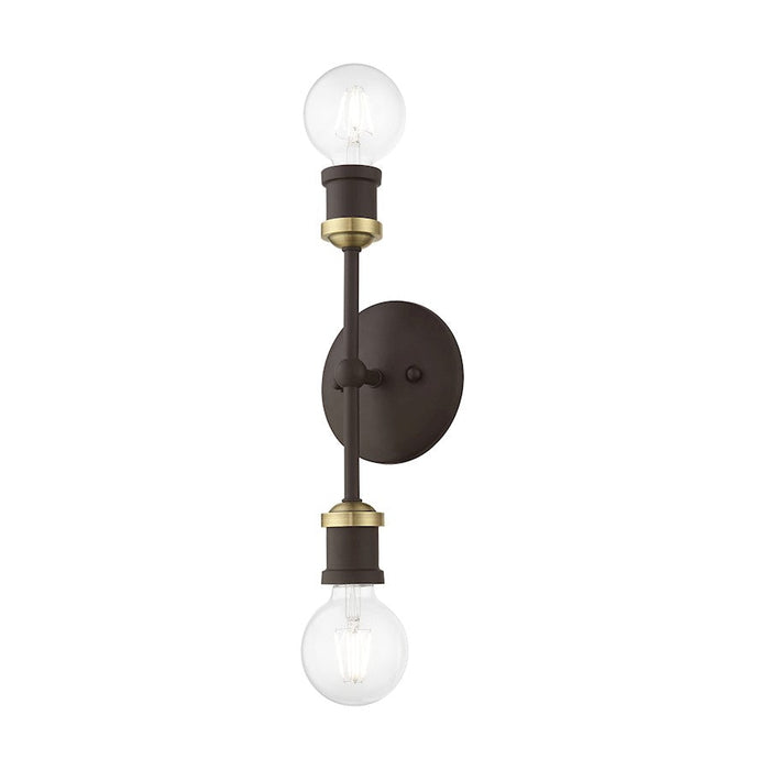 Livex Lansdale 2 Light ADA Vanity Sconce