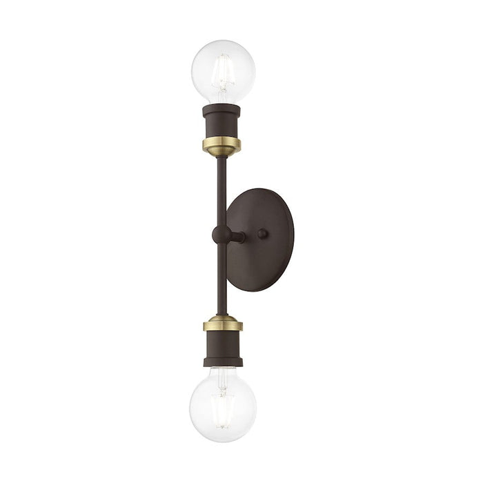 Livex Lansdale 2 Light ADA Vanity Sconce