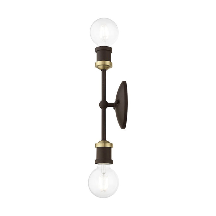 Livex Lansdale 2 Light ADA Vanity Sconce