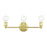 Livex Lansdale 3 Light ADA Vanity Sconce, Satin Brass - 14423-12