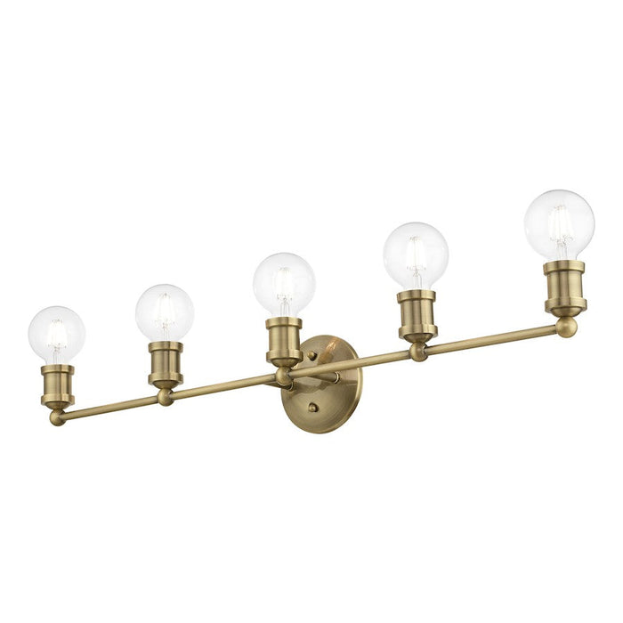 Livex Lansdale 5 Light ADA Large Vanity Sconce