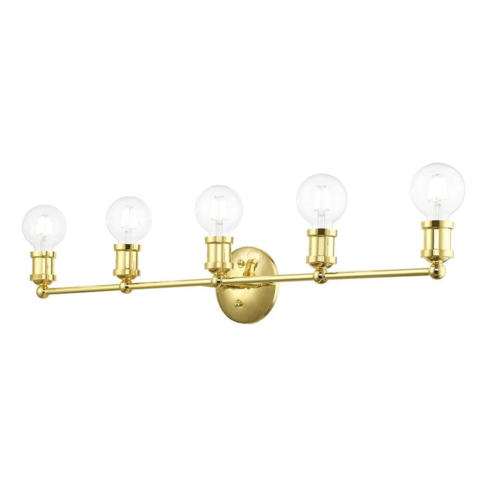 Livex Lansdale 5 Light ADA Large Vanity Sconce