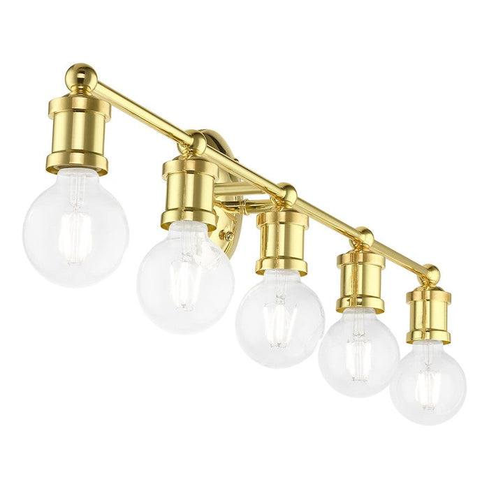 Livex Lansdale 5 Light ADA Large Vanity Sconce