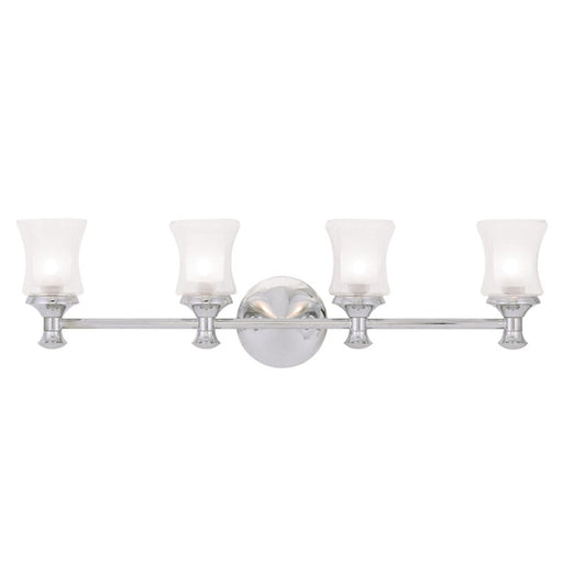 Livex Randolph 4 Light Bath Light, Polished Chrome - 1464-05