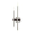 Livex Denmark 2 Light Sconce, Brushed Nickel with Bronze Accents - 15582-91