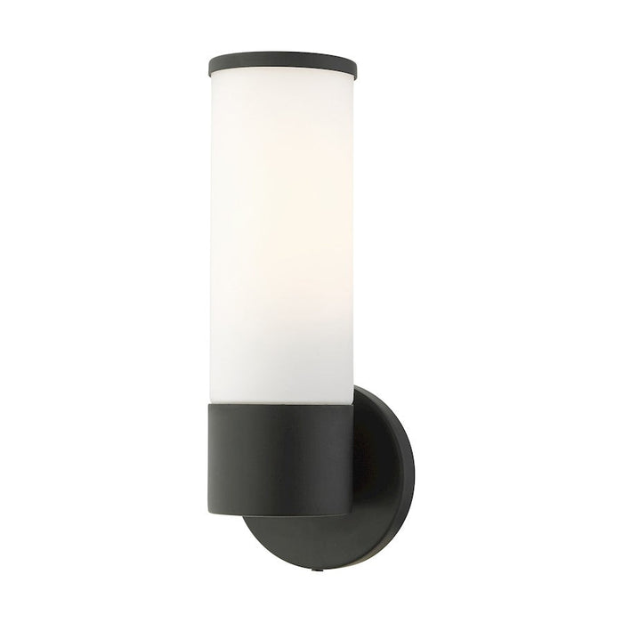 Livex Lindale 1 Light ADA Wall Sconce, Black - 16561-04