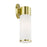 Livex Lindale 1 Light ADA Wall Sconce, Brass/Opal White Twist Lock