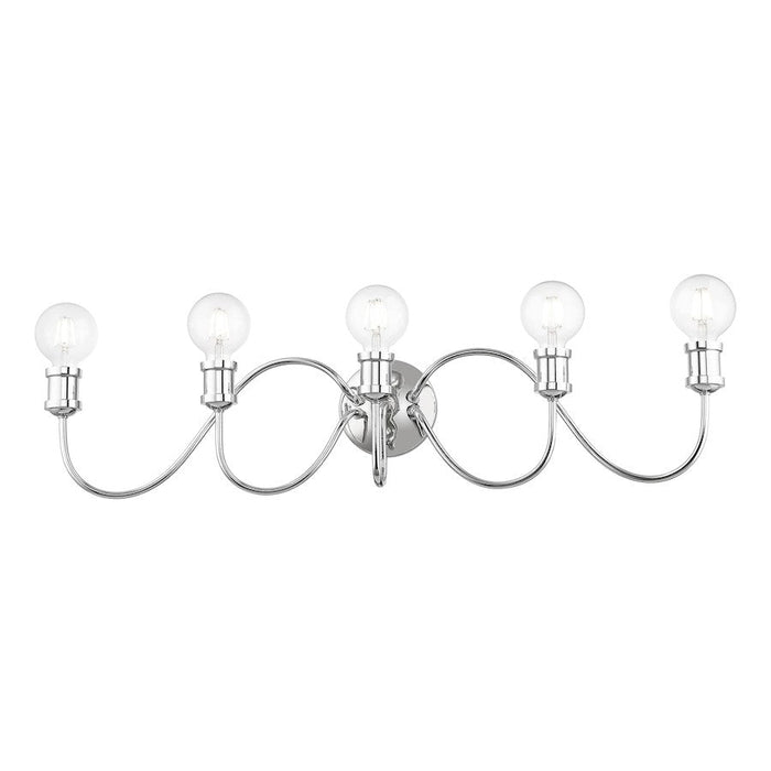 Livex Lansdale 5 Light ADA Large Vanity Sconce