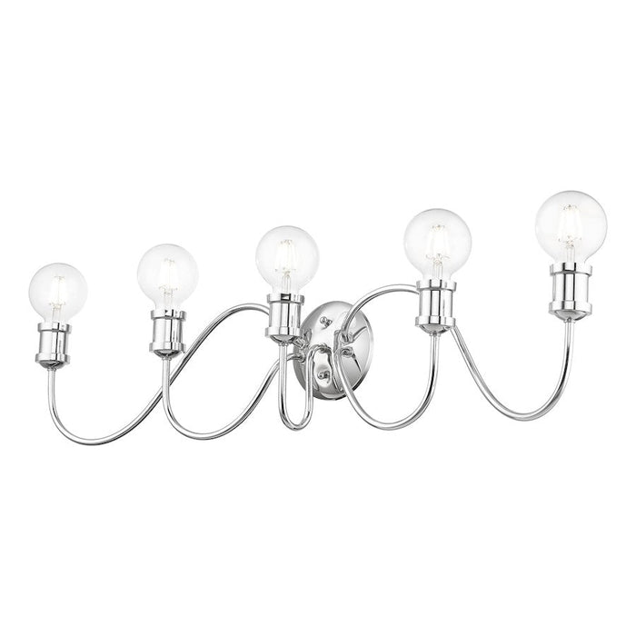 Livex Lansdale 5 Light ADA Large Vanity Sconce