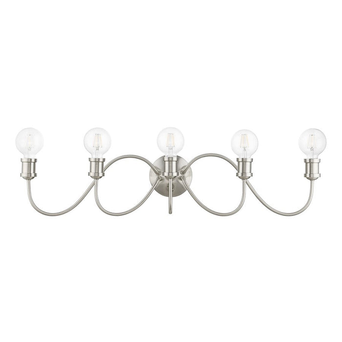 Livex Lansdale 5 Light ADA Large Vanity Sconce