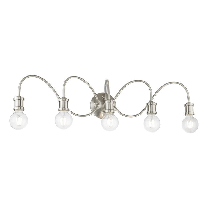 Livex Lansdale 5 Light ADA Large Vanity Sconce