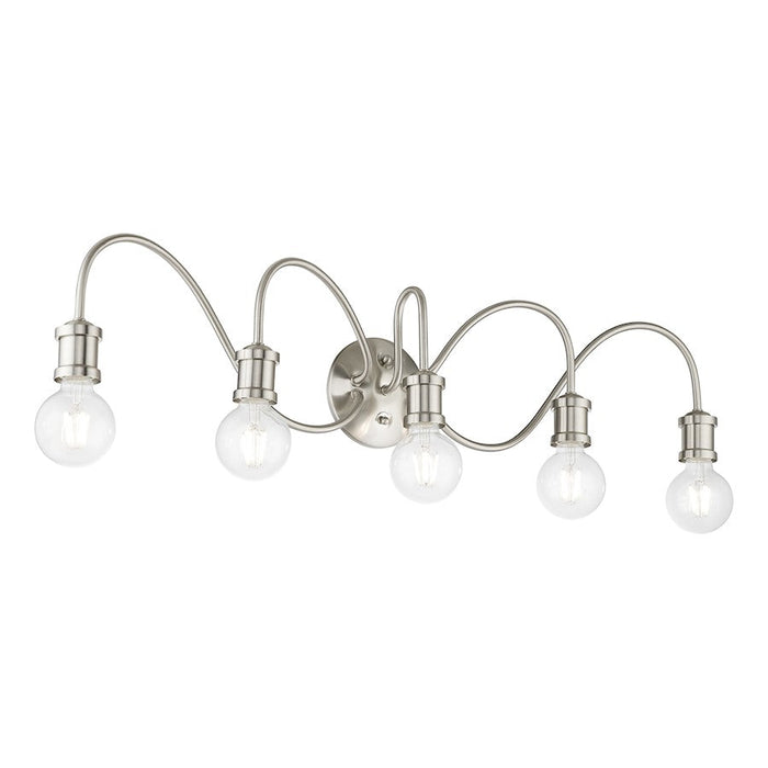 Livex Lansdale 5 Light ADA Large Vanity Sconce