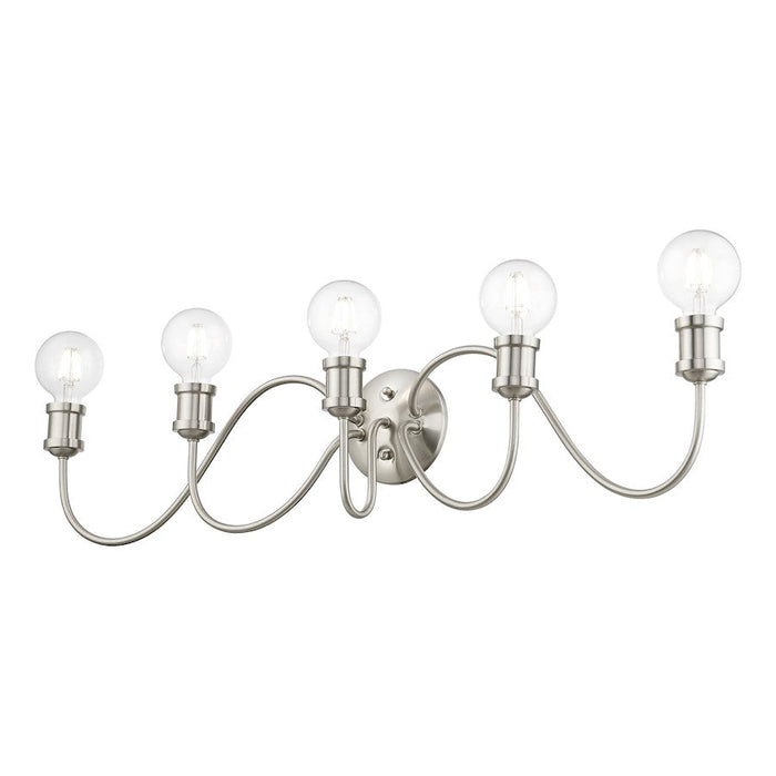 Livex Lansdale 5 Light ADA Large Vanity Sconce