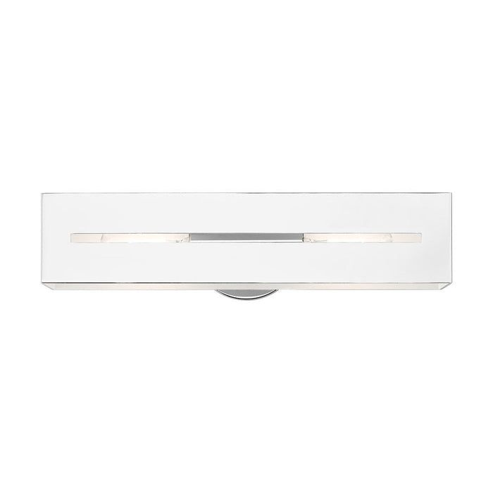 Livex Soma 2 Light ADA Vanity Sconce, Polished Chrome - 16682-05