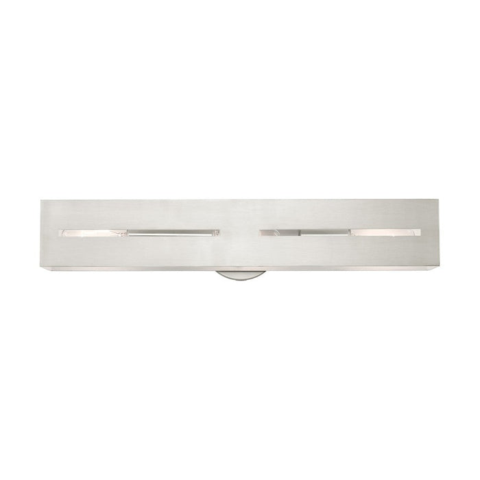 Livex Soma 3 Light ADA Vanity Sconce, Brushed Nickel - 16683-91