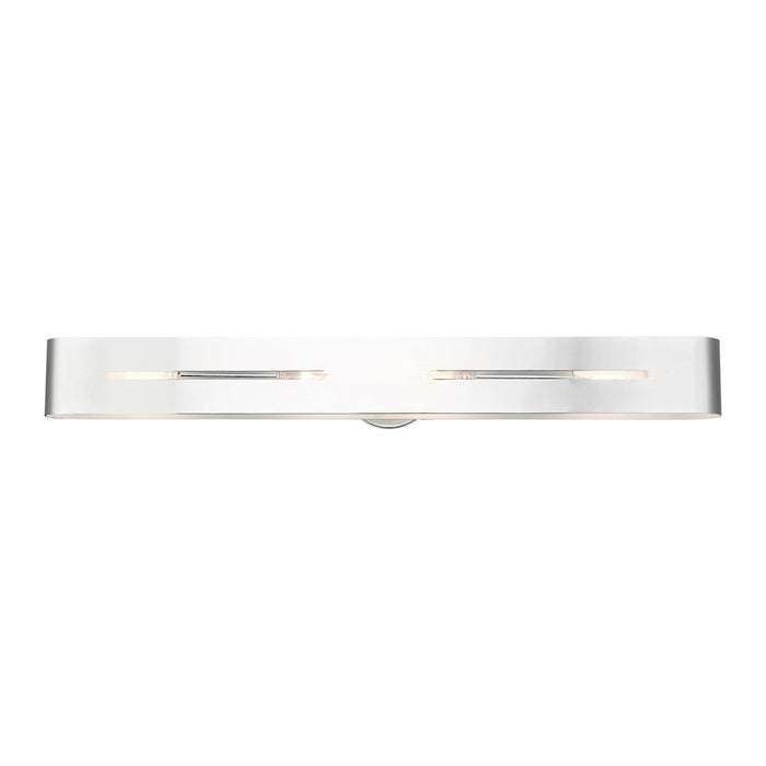 Livex Ravena 4 Light ADA Vanity Sconce, Polished Chrome - 16734-05