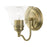 Livex Moreland 1 Light Wall Sconce, Antique Brass/Clear - 16931-01