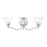 Livex Moreland 3 Light 7.5" Vanity Sconce, Polished Chrome/Clear - 16933-05