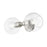 Livex Downtown 2 Light Sphere Vanity Sconce