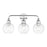 Livex Downtown 3 Light Sphere Vanity Sconce