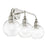 Livex Downtown 3 Light Sphere Vanity Sconce