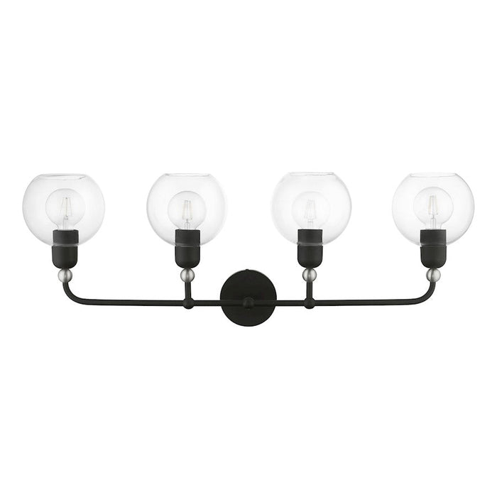 Livex Downtown 4 Light Large Sphere Vanity Sconce